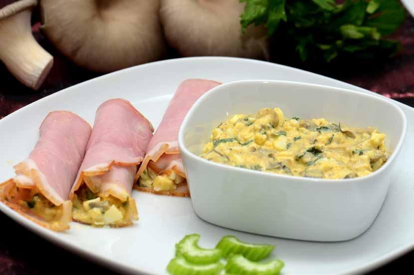 Herb and Oyster Mushroom Egg Spread