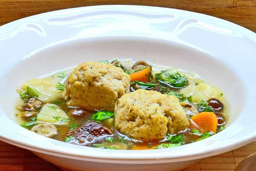 Mushroom Soup with Wild Garlic