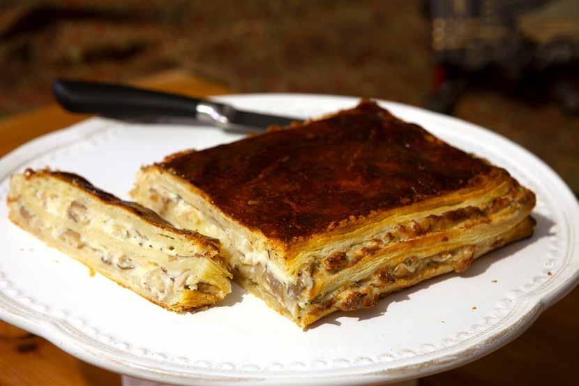 Shepherd's Cheese and Oyster Mushroom Pie