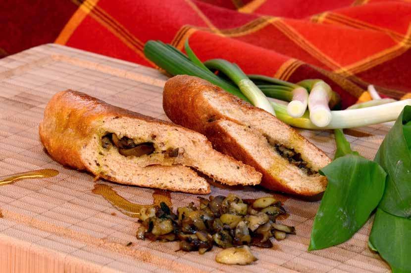 Wild Garlic and Oyster Mushroom Langos