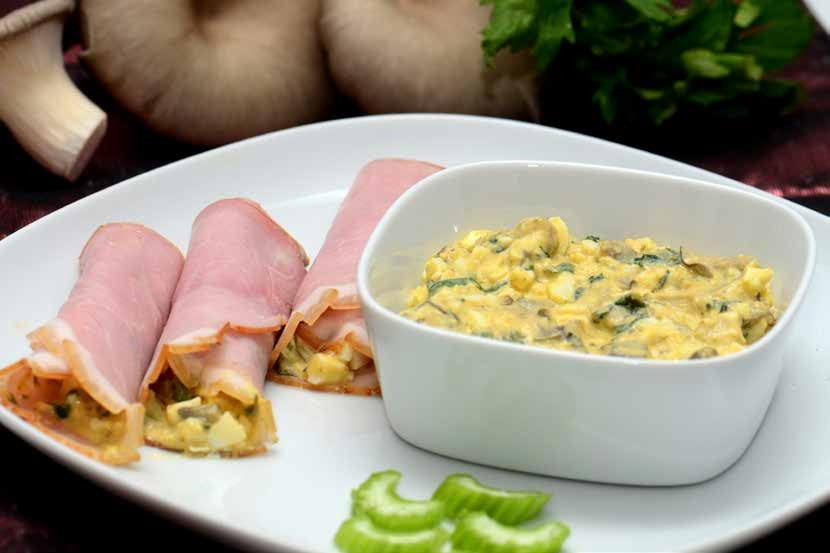 Herb and Oyster Mushroom Egg Spread