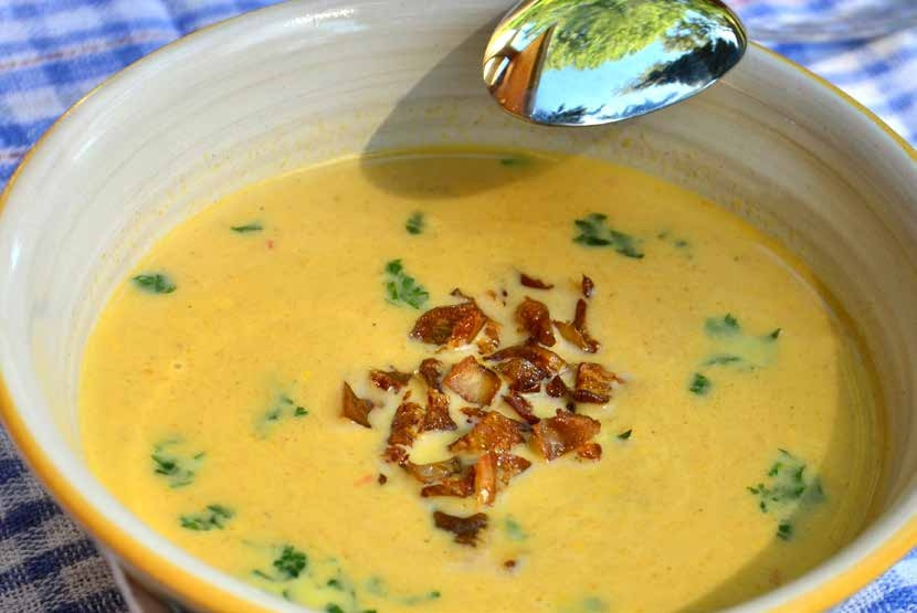 Oyster Mushroom Cream Soup